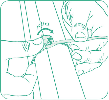 Colocar el cabezal en posición intermedia para ajustar la sujeción.